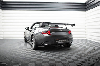 Carbon spoiler with upper swan mounting mazda mx-5 nd (mk4)