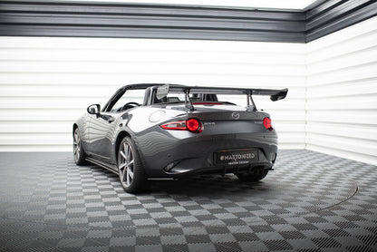 Carbon spoiler with upper swan mounting mazda mx-5 nd (mk4)