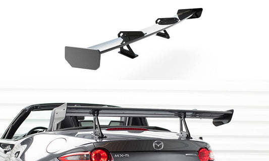 Carbon spoiler with upper swan mounting mazda mx-5 nd (mk4)
