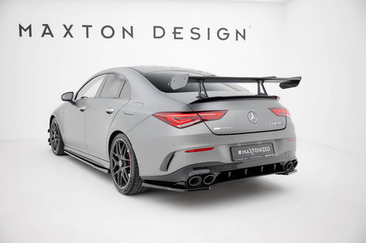 Carbon spoiler with upper swan mounting  mercedes-benz cla coupe c118 / c118 facelift
