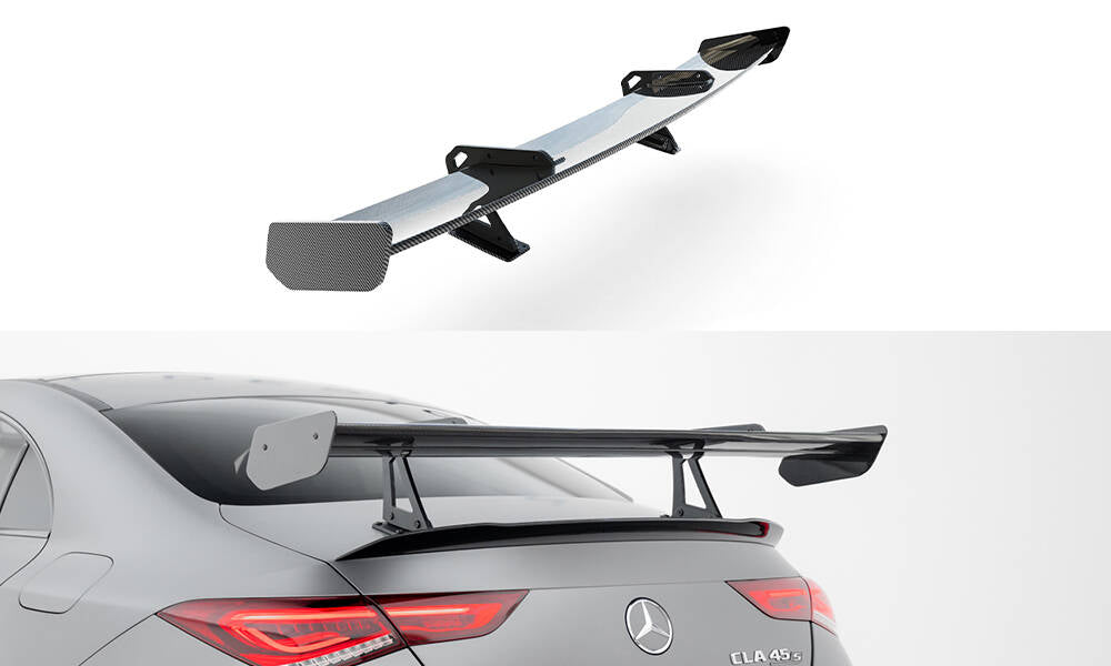 Hiilpoileri, jossa on ylempi joutsenkiinnitys Mercedes-Benz CLA Coupe C118 / C118 FaceLift