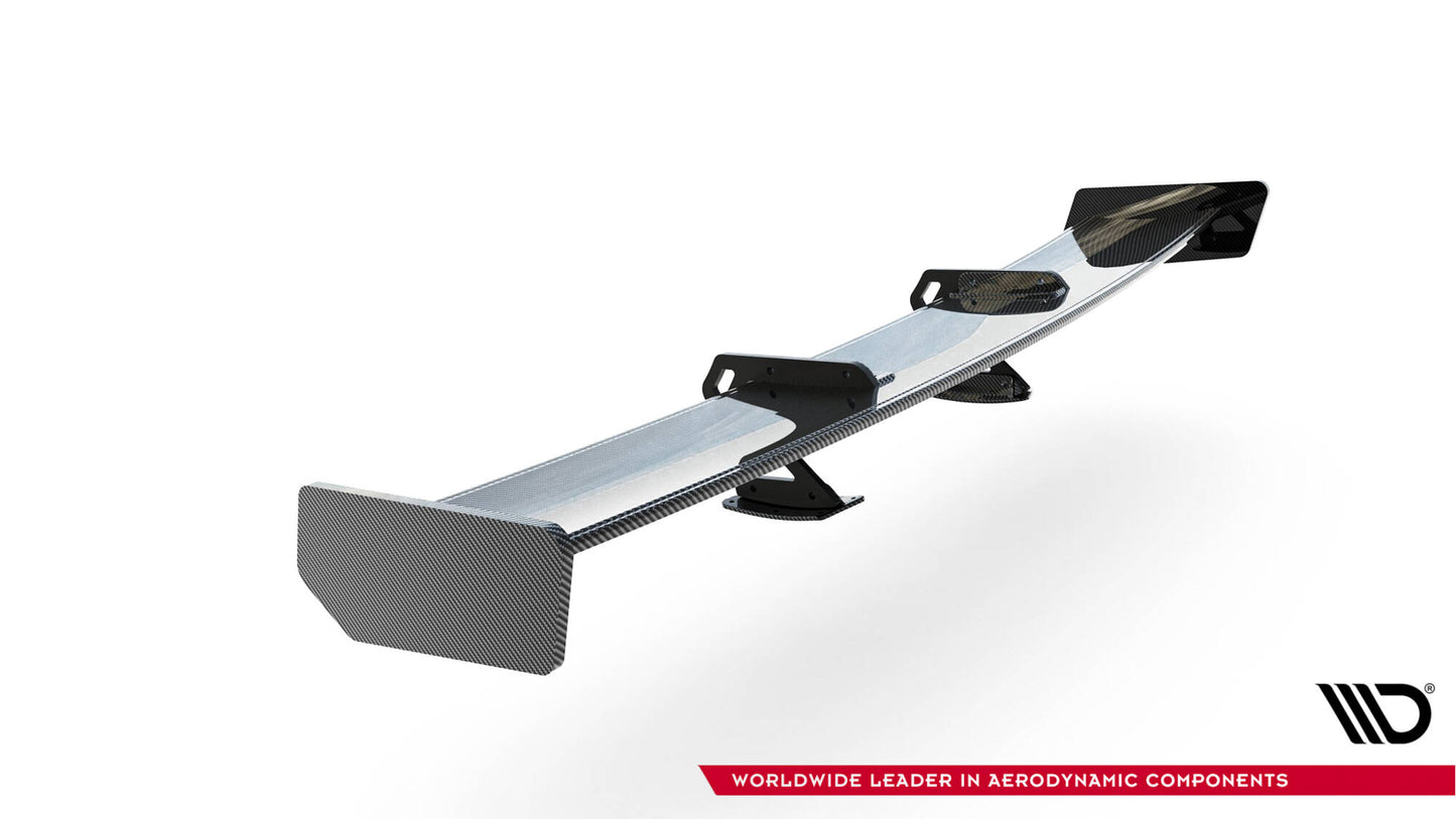 Carbon spoiler with upper swan mounting toyota supra mk5