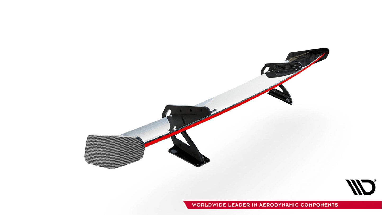 Hiilpoileri, jolla on ylempi joutsenkiinnitys V.1 + LED Porsche 718 Cayman 982C