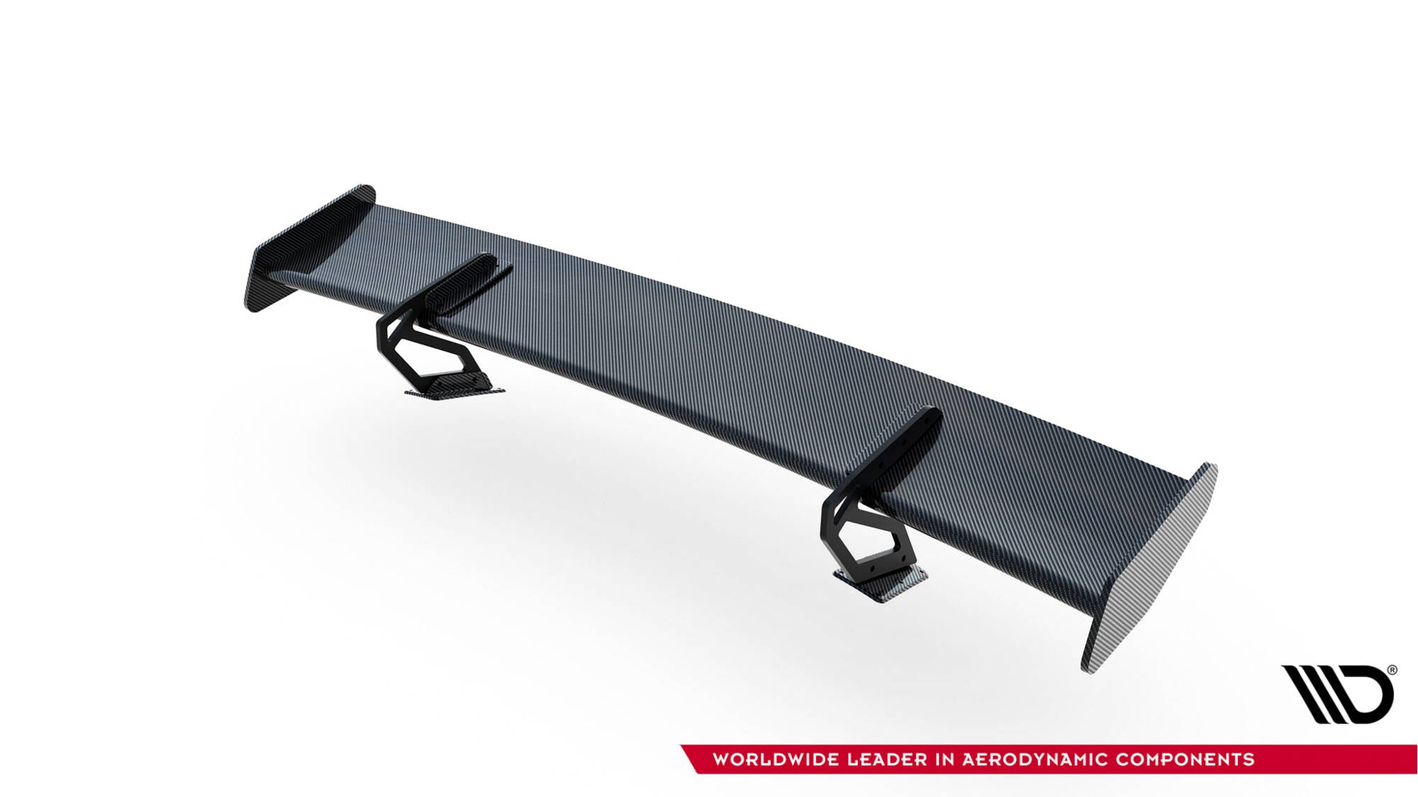 Carbon spoiler with upper swan mounting v.2 + led porsche 718 cayman 982c