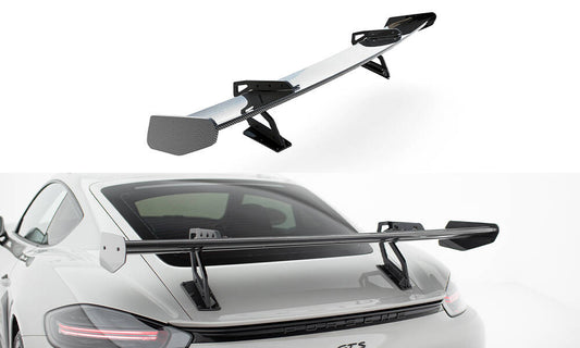 Carbon spoiler with upper swan mounting  v.2 porsche 718 cayman 982c