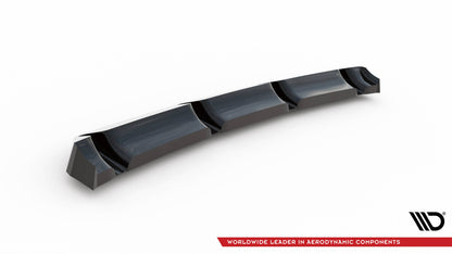 Central rear splitter for hyundai veloster n mk2