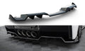 Central rear splitter (with vertical bars) chevrolet corvette c7