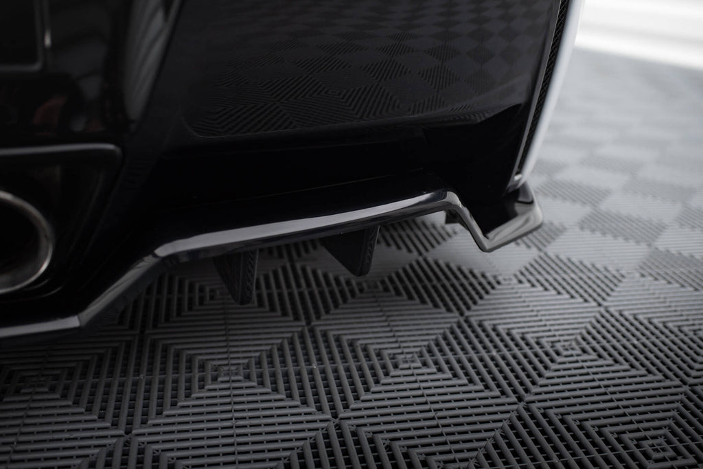Central rear splitter (with vertical bars) chevrolet corvette c7