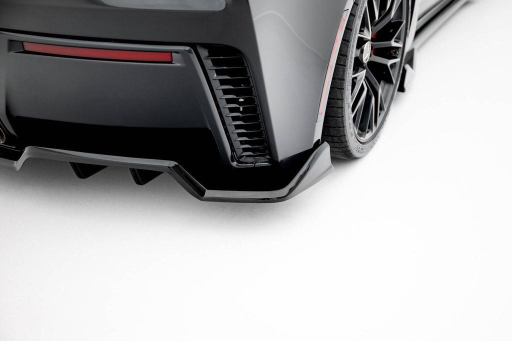 Central rear splitter (with vertical bars) chevrolet corvette z06 c7