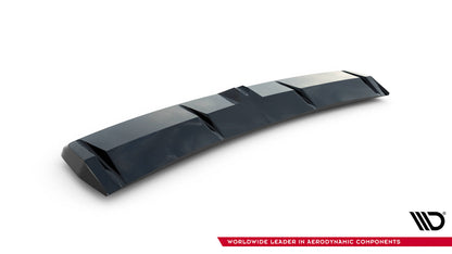 Central rear splitter (with vertical bars) hyundai elantra n mk7
