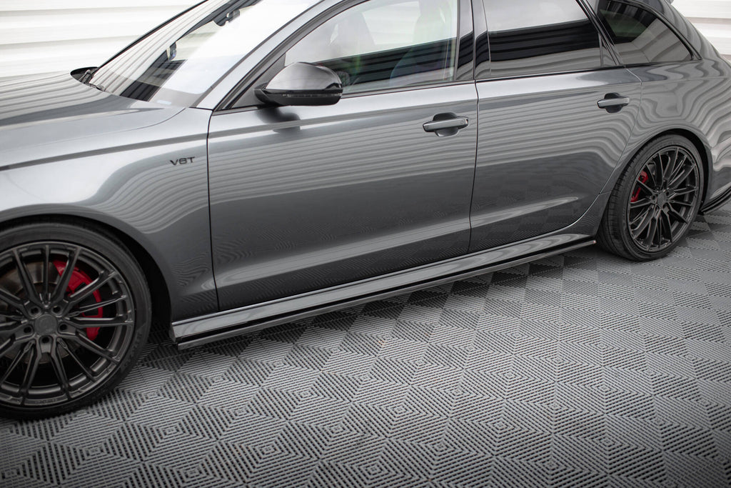 Dokładki progów audi s6 / a6 s-line / a6 c7 fl