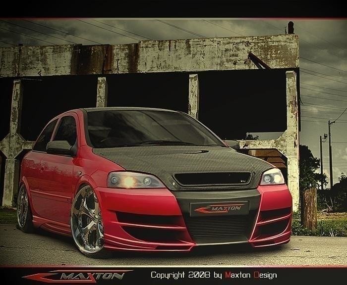 Front bumper opel astra g < inferno >
