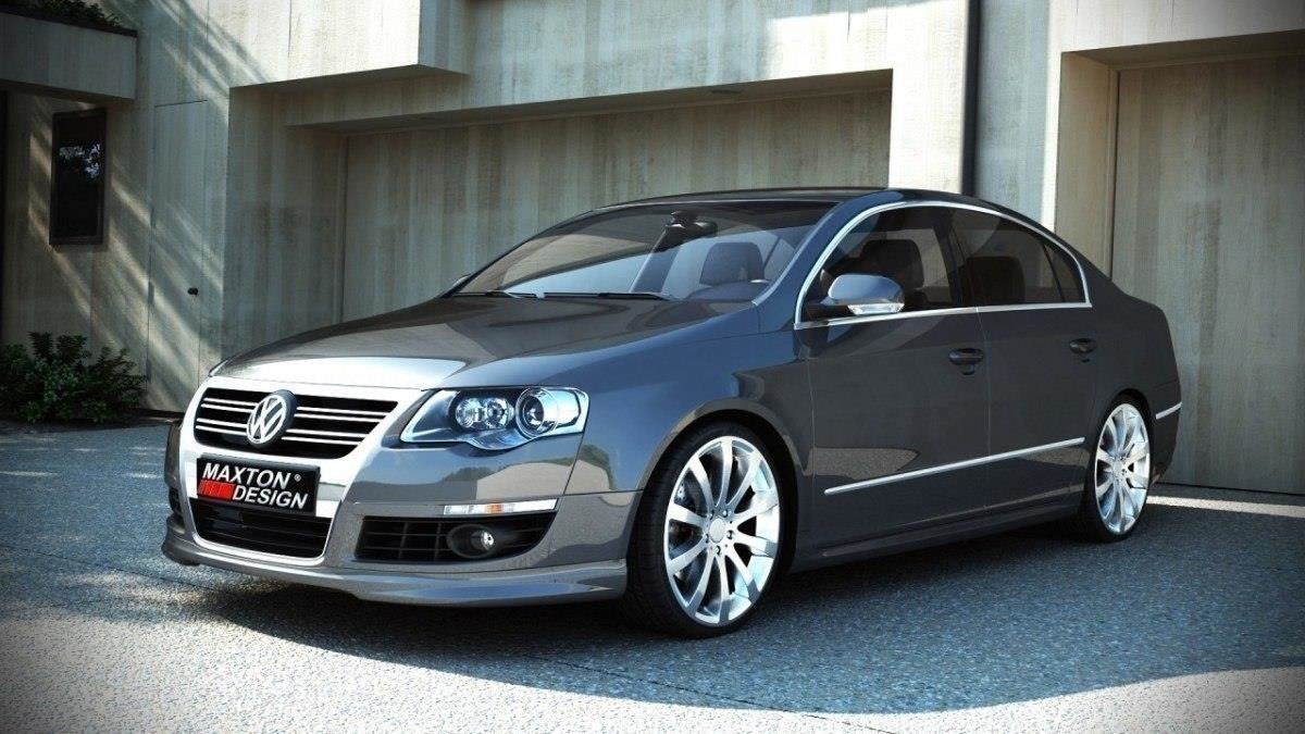 Etupuskurin spoileri VW Passat B6 (R-Line ilme)