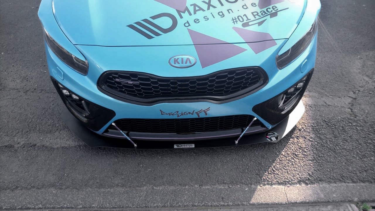 Front racing splitter kia cee'd / pro cee'd gt mk2