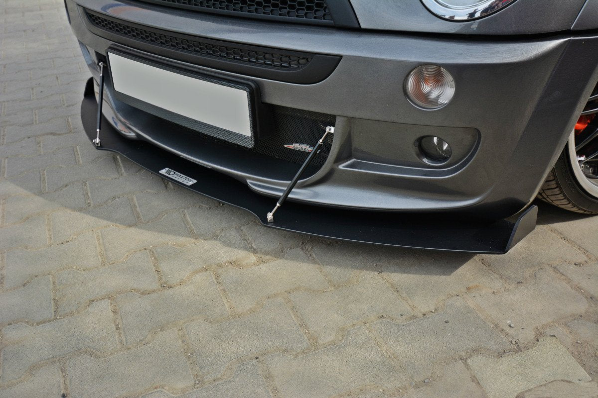 Front racing splitter mini r53 cooper s jcw