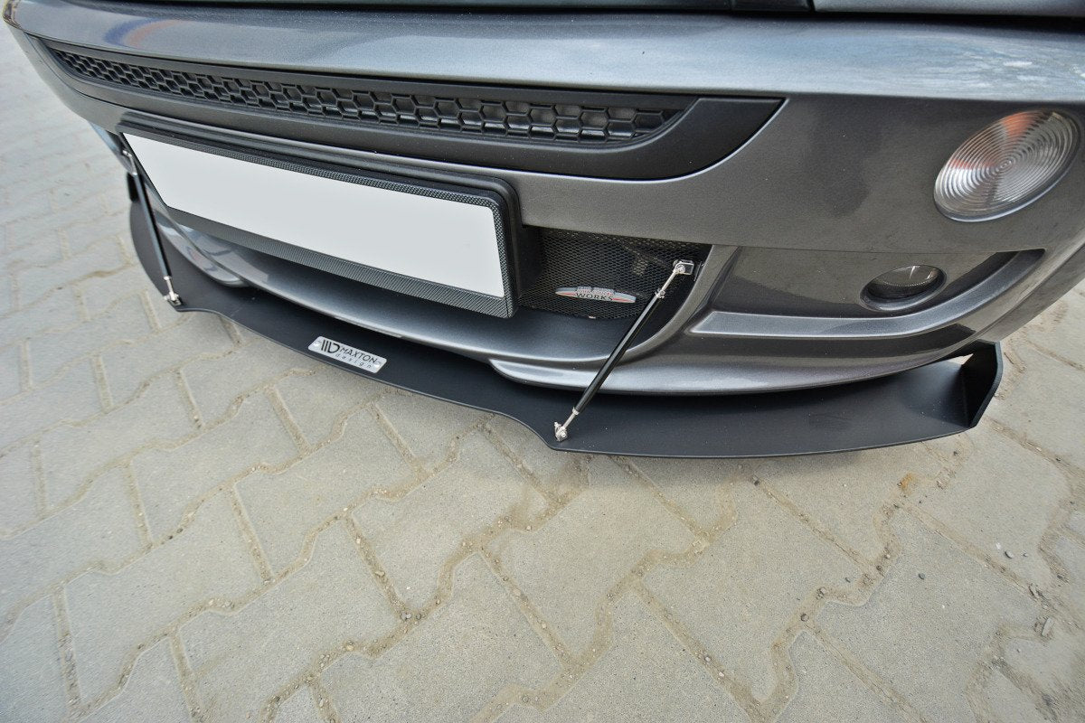 Front racing splitter mini r53 cooper s jcw