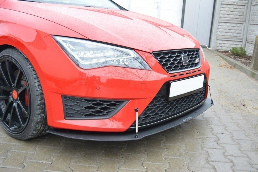 Front racing splitter seat leon iii cupra / fr