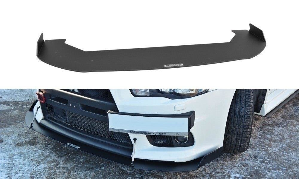Front racing splitter v.1 mitsubishi lancer evo x