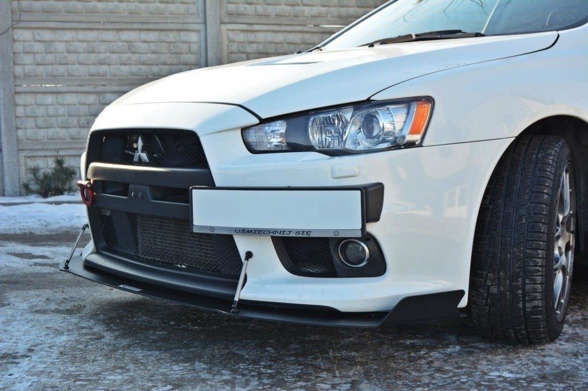 Front Racing Splitter v.1 Mitsubishi Lancer Evo X