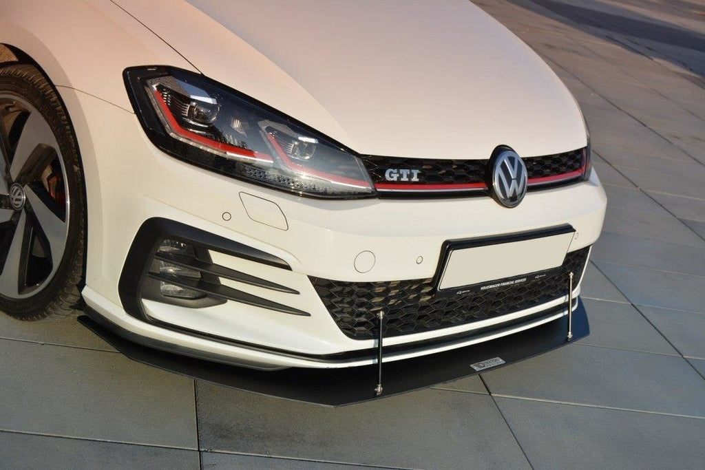 Front racing splitter v.1 vw golf vii gti facelift