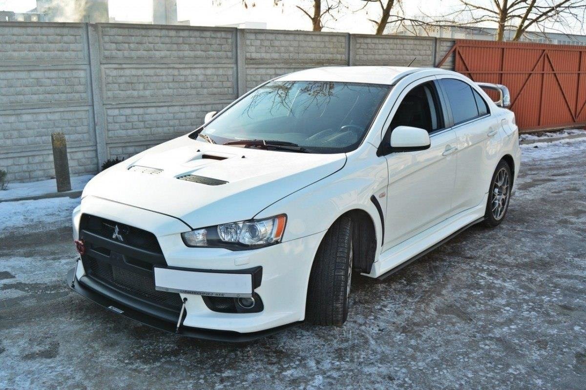 Front Racing Splits V.2 Mitsubishi Lancer Evo X
