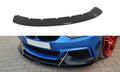 Front racing splitter v.3 for bmw 4 coupe / gran coupe / cabrio m-pack f32 / f36 / f33