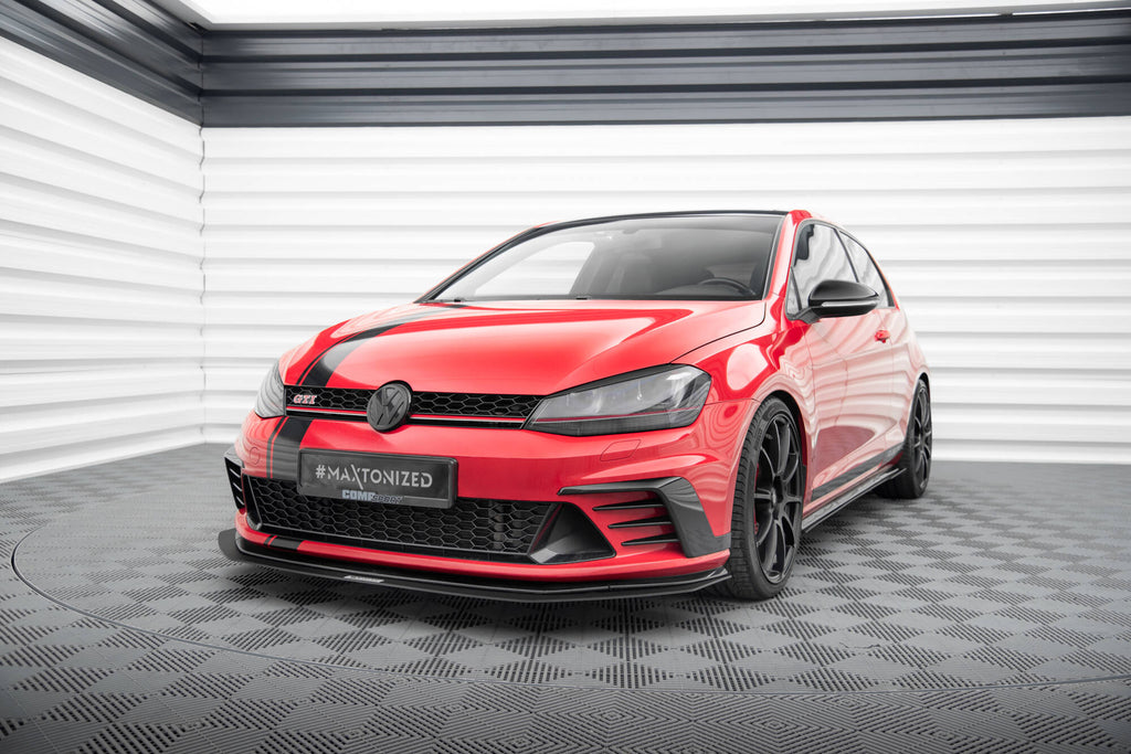 Front racing splitter vw golf vii gti clubsport