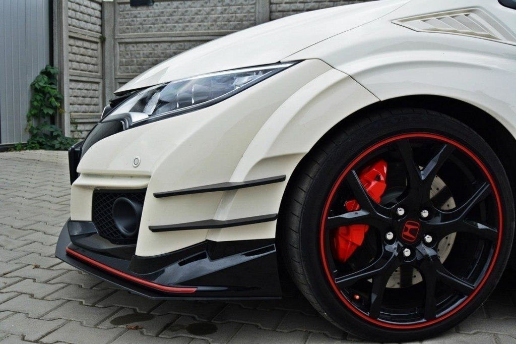 Front racing splitter v.1 honda civic ix type r