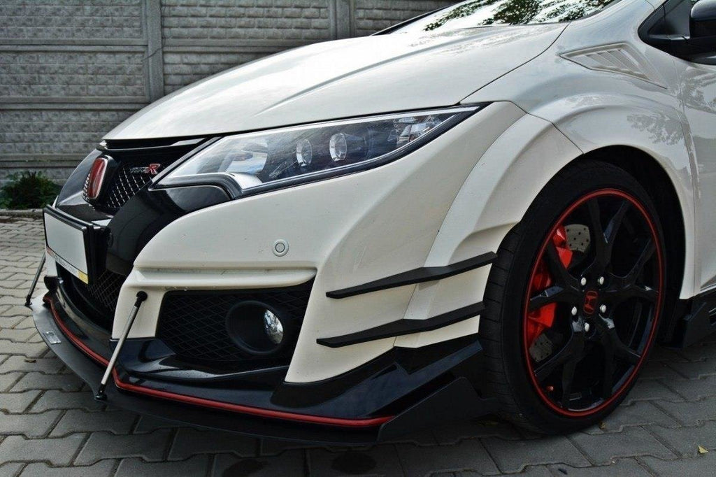 Front racing splitter v.2 honda civic ix type r