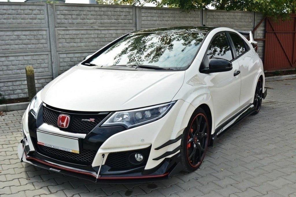 Front racing splitter v.2 honda civic ix type r