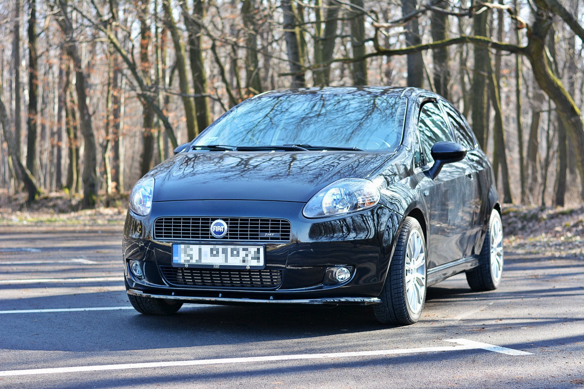 Front splitter fiat grande punto standard