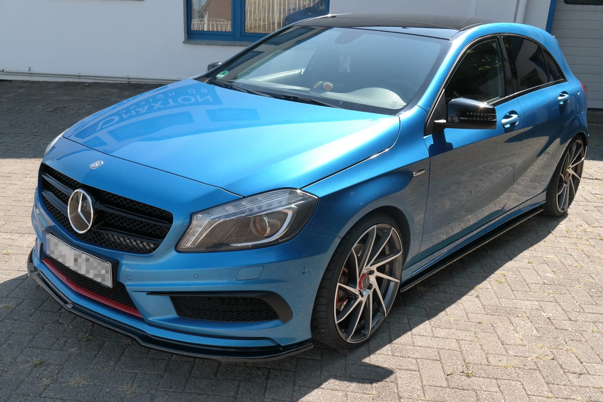 Front splitter mercedes-benz w176 amg-line preface