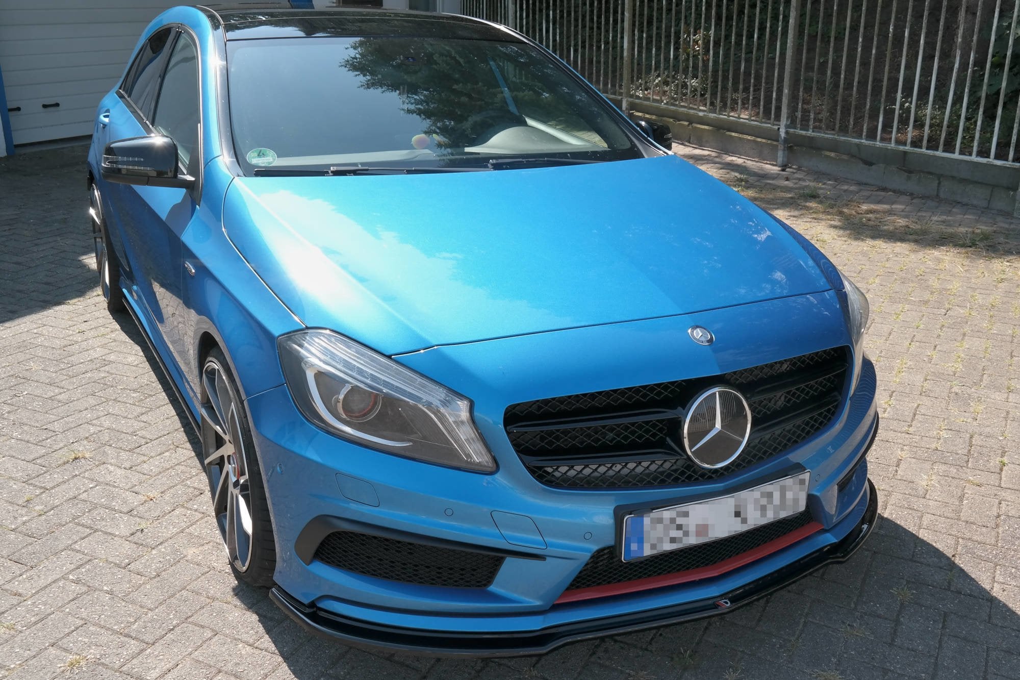 Front splitter mercedes-benz w176 amg-line preface