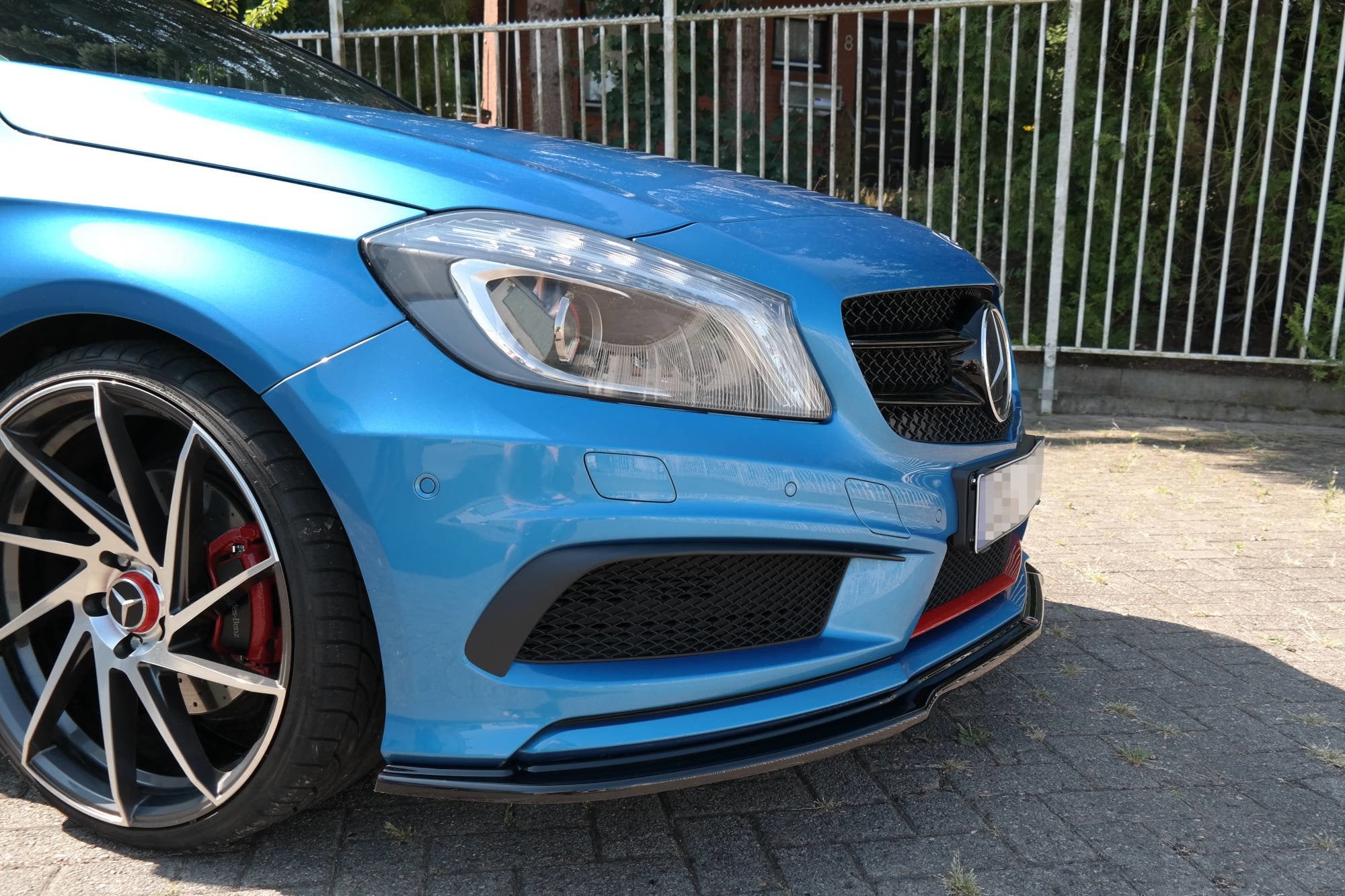 Front splitter mercedes-benz w176 amg-line preface