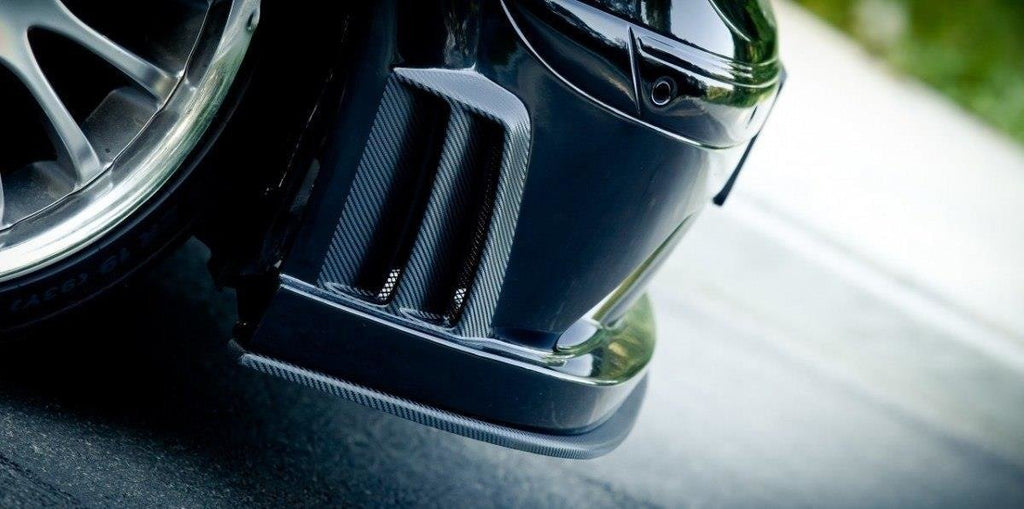 Front splitter mercedes clk w209 black (sl black series look)