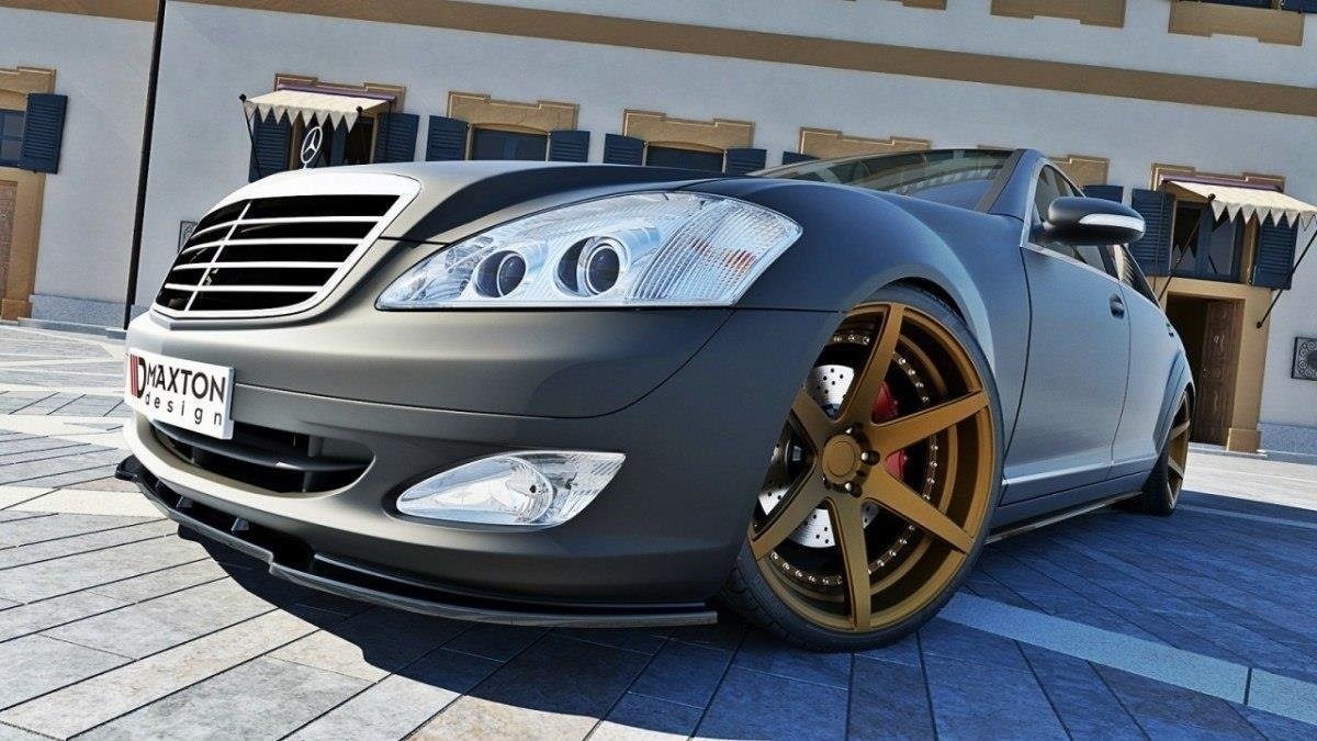 Front splitter mercedes s-class w221
