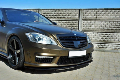 Front splitter mercedes s-class w221 amg
