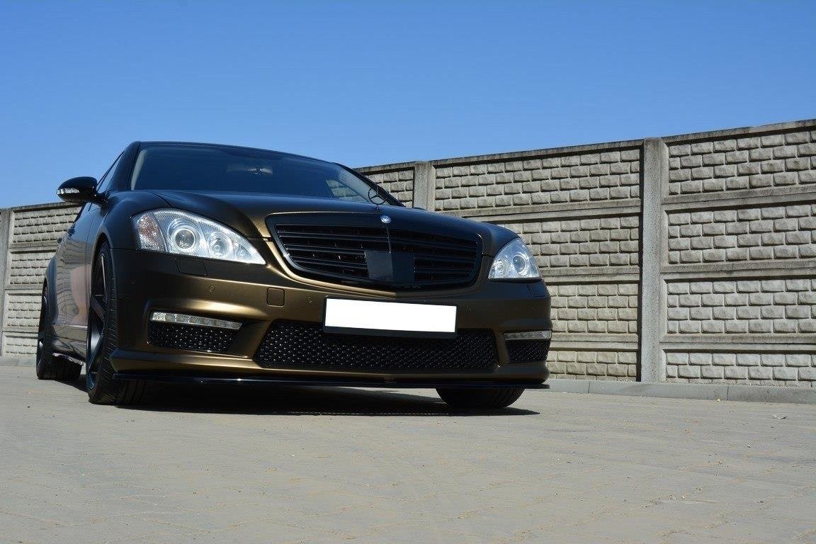 Front splitter mercedes s-class w221 amg