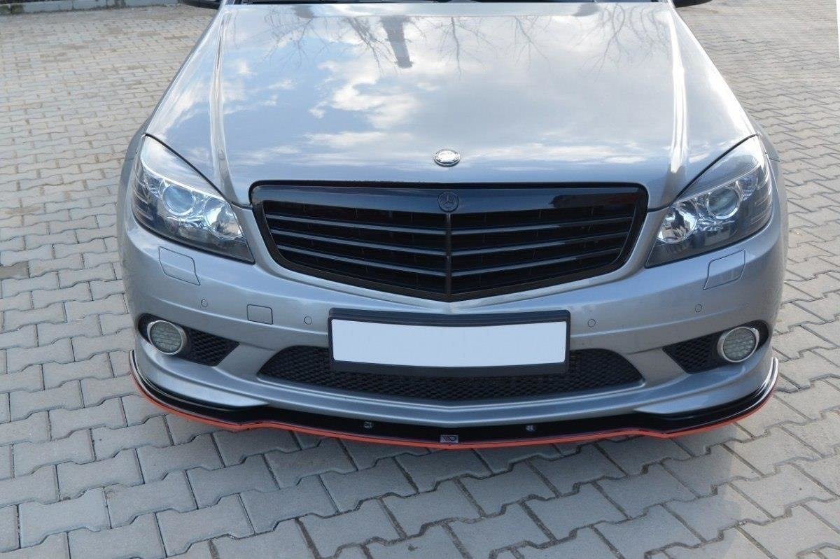 Front splitter mercedes-benz c sedan / estate amg-line w204 / s204