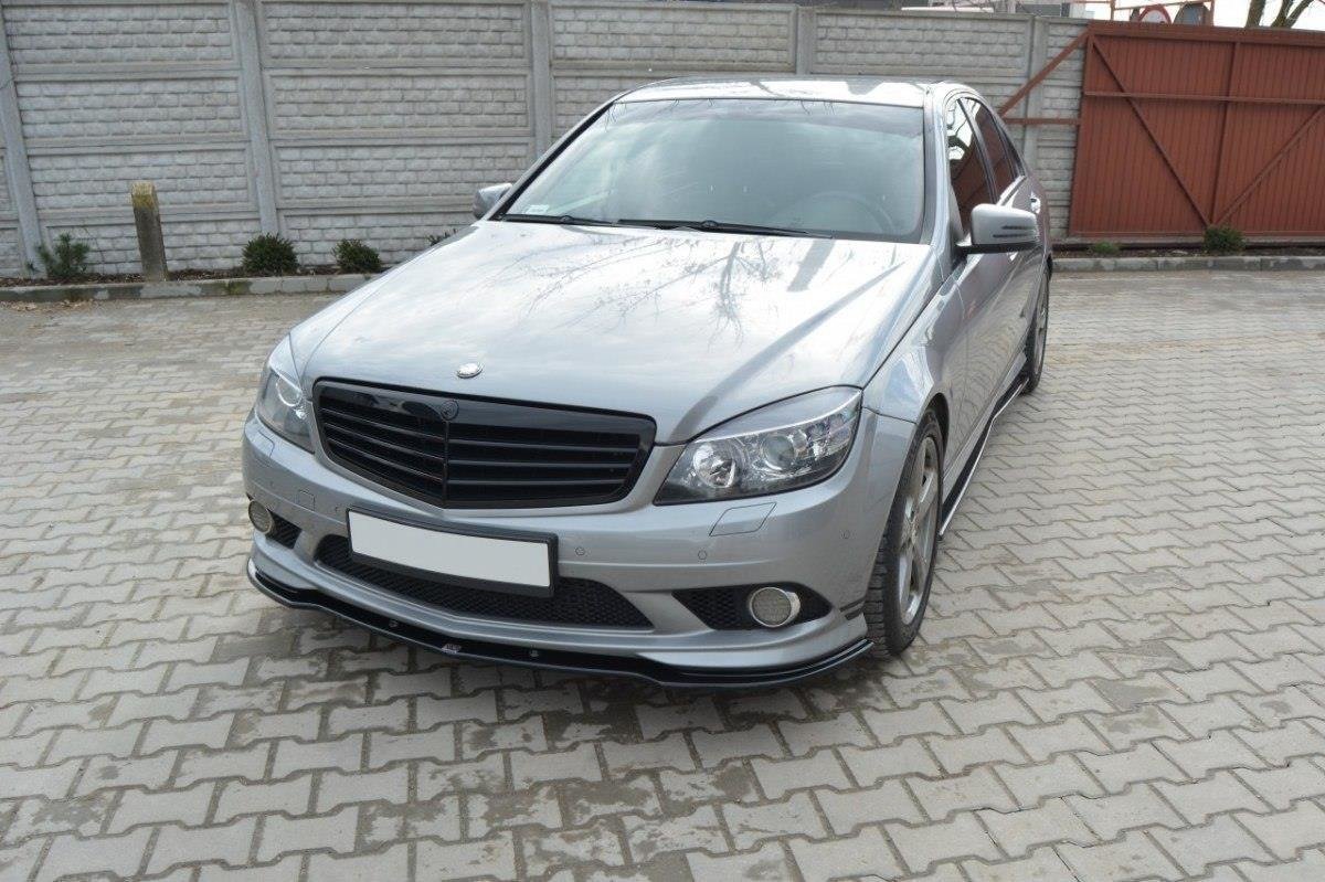 Front splitter mercedes-benz c sedan / estate amg-line w204 / s204