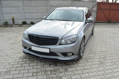 Front splitter mercedes-benz c sedan / estate amg-line w204 / s204