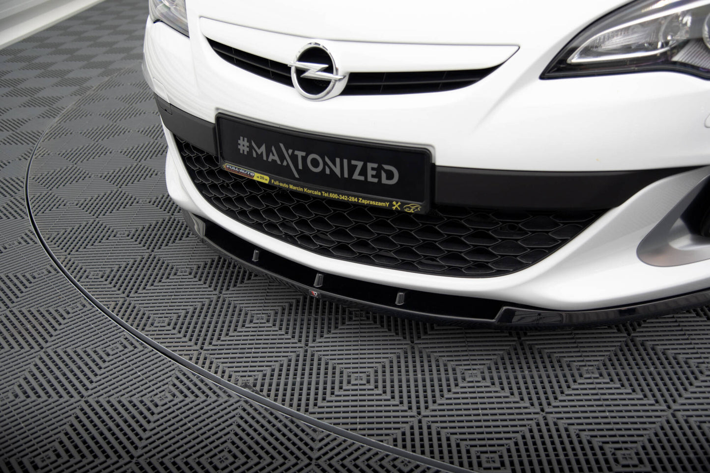 Front splitter opel astra j opc / vxr nurburg