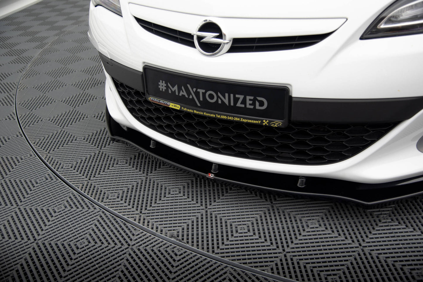Front splitter opel astra j opc / vxr v.1