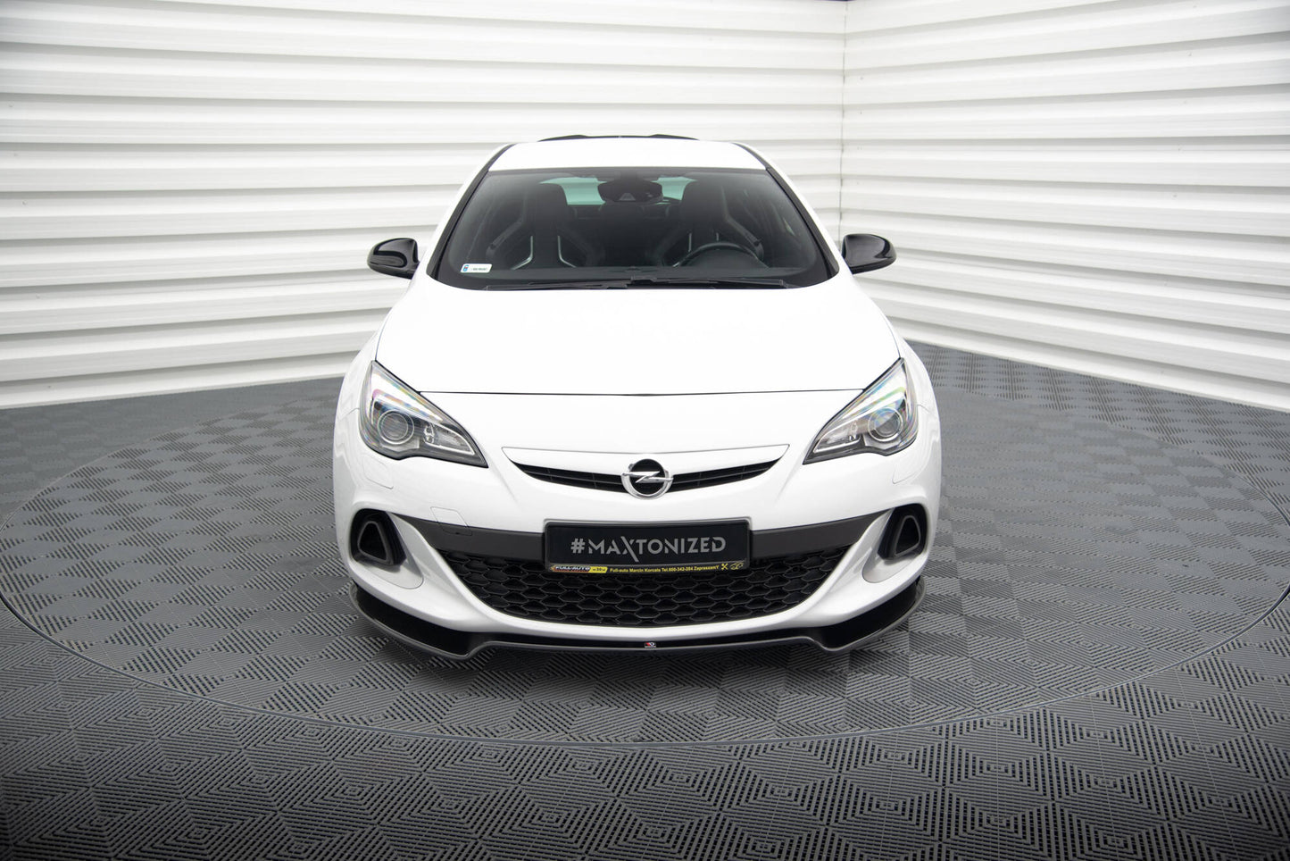 Front splitter opel astra j opc / vxr v.2