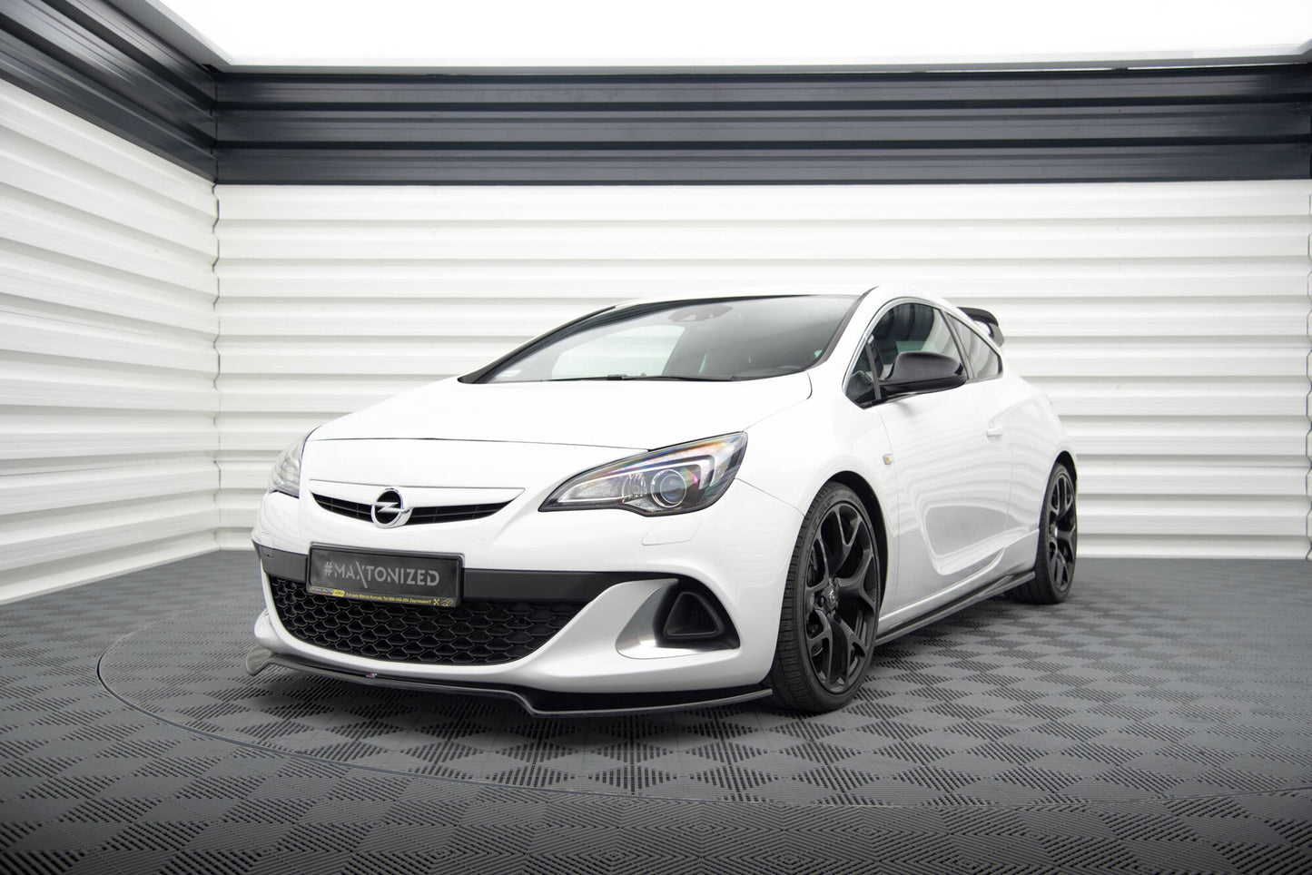 Front splitter opel astra j opc / vxr v.2