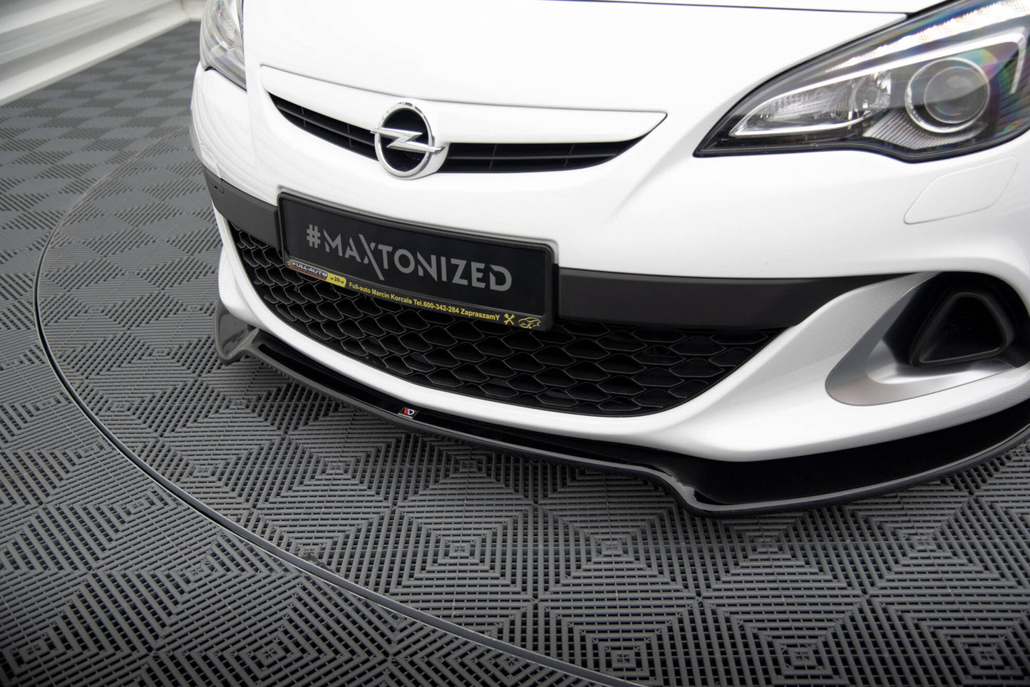 Front splitter opel astra j opc / vxr v.2