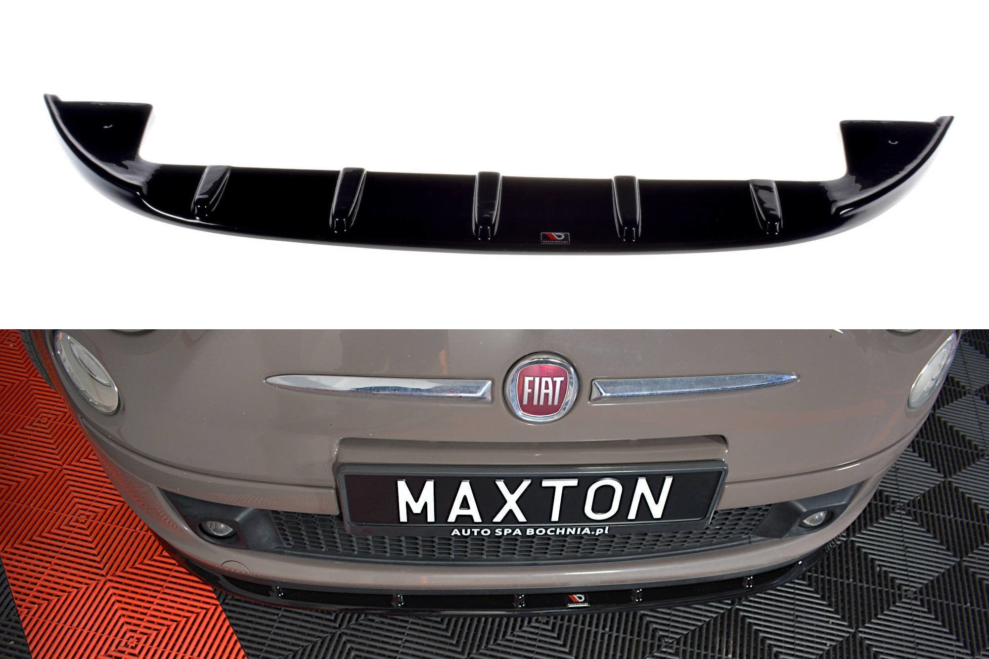 Front splitter v.1 fiat 500 hatchback preface