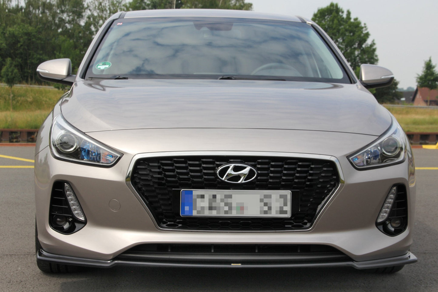 Front Splitter v.1 Hyundai i30 Mk3 Hatchback