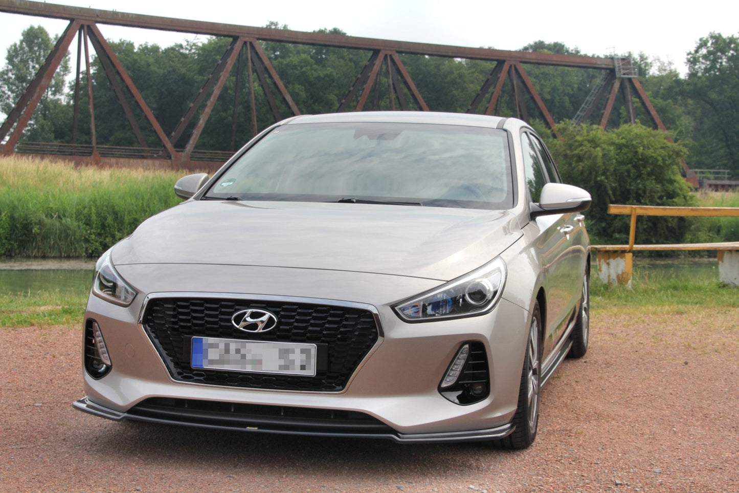 Front Splitter v.1 Hyundai i30 Mk3 Hatchback