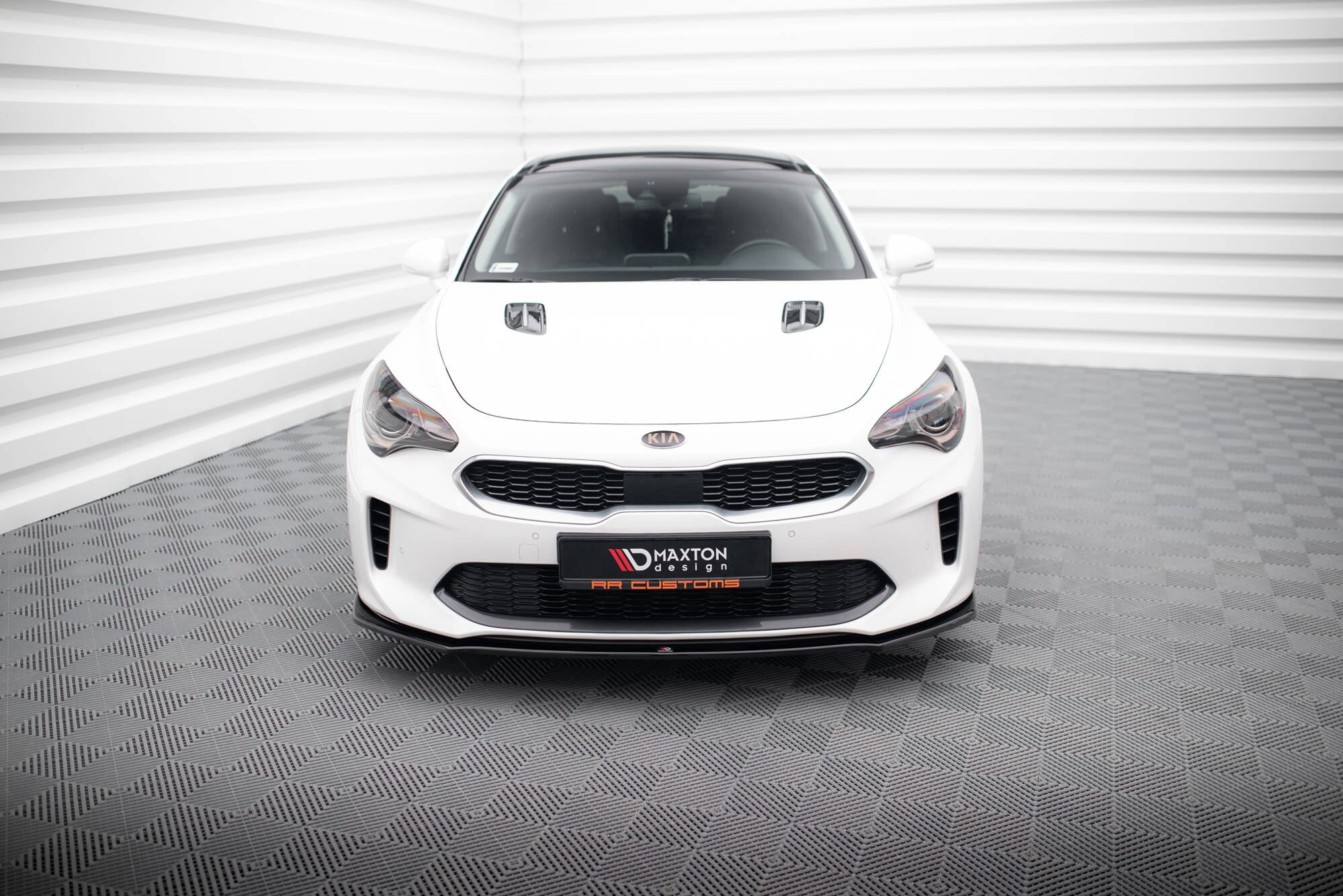 Front splitter v.1 kia stinger gt / gt-line / standard mk1